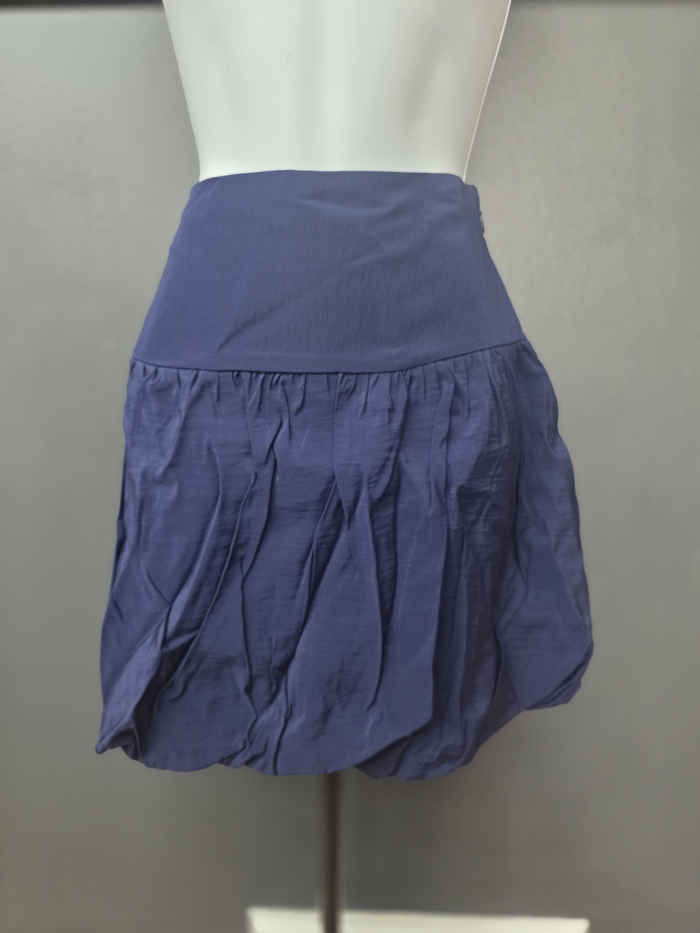 a new day Navy Bubble Hem Mini Skirt